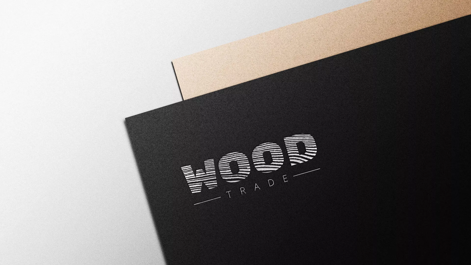 Разработка логотипа для компании «Wood Trade» в Опочке