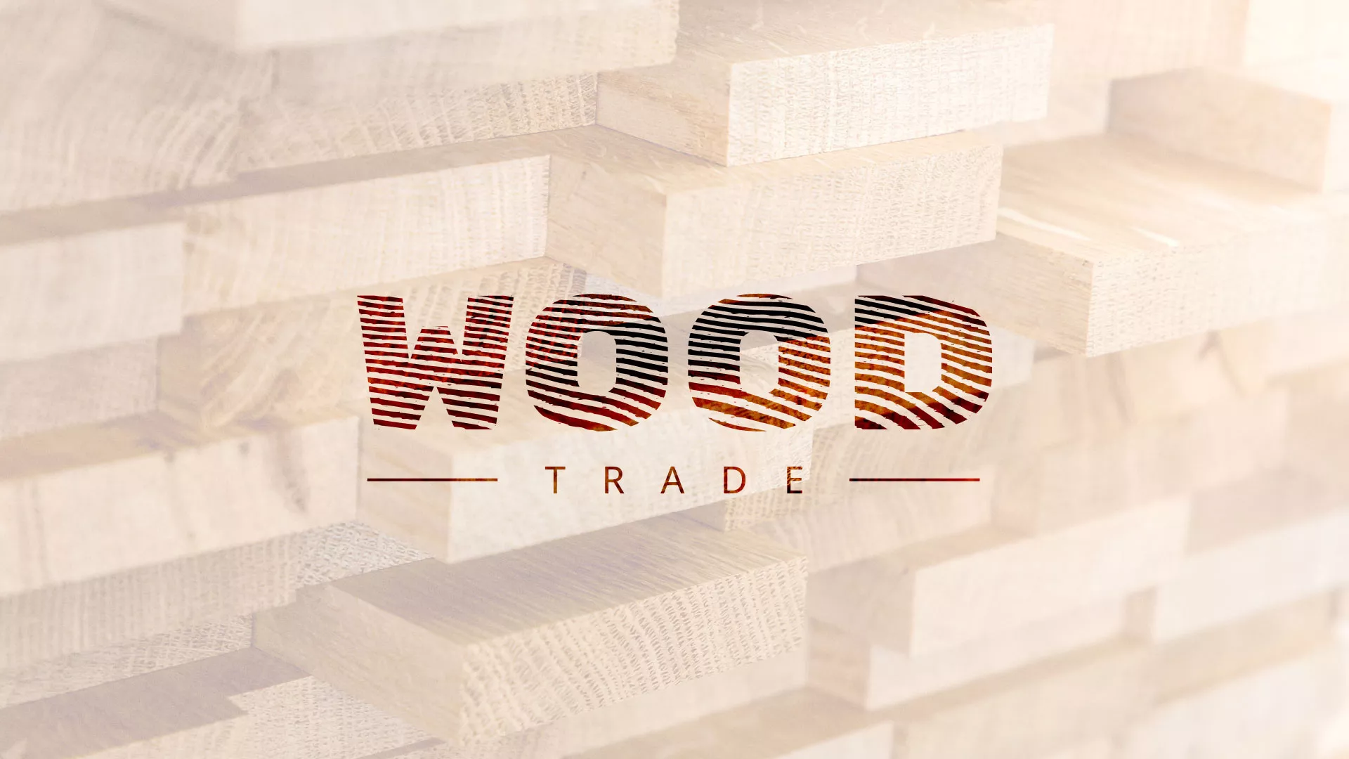 Разработка логотипа для компании «Wood Trade» в Опочке