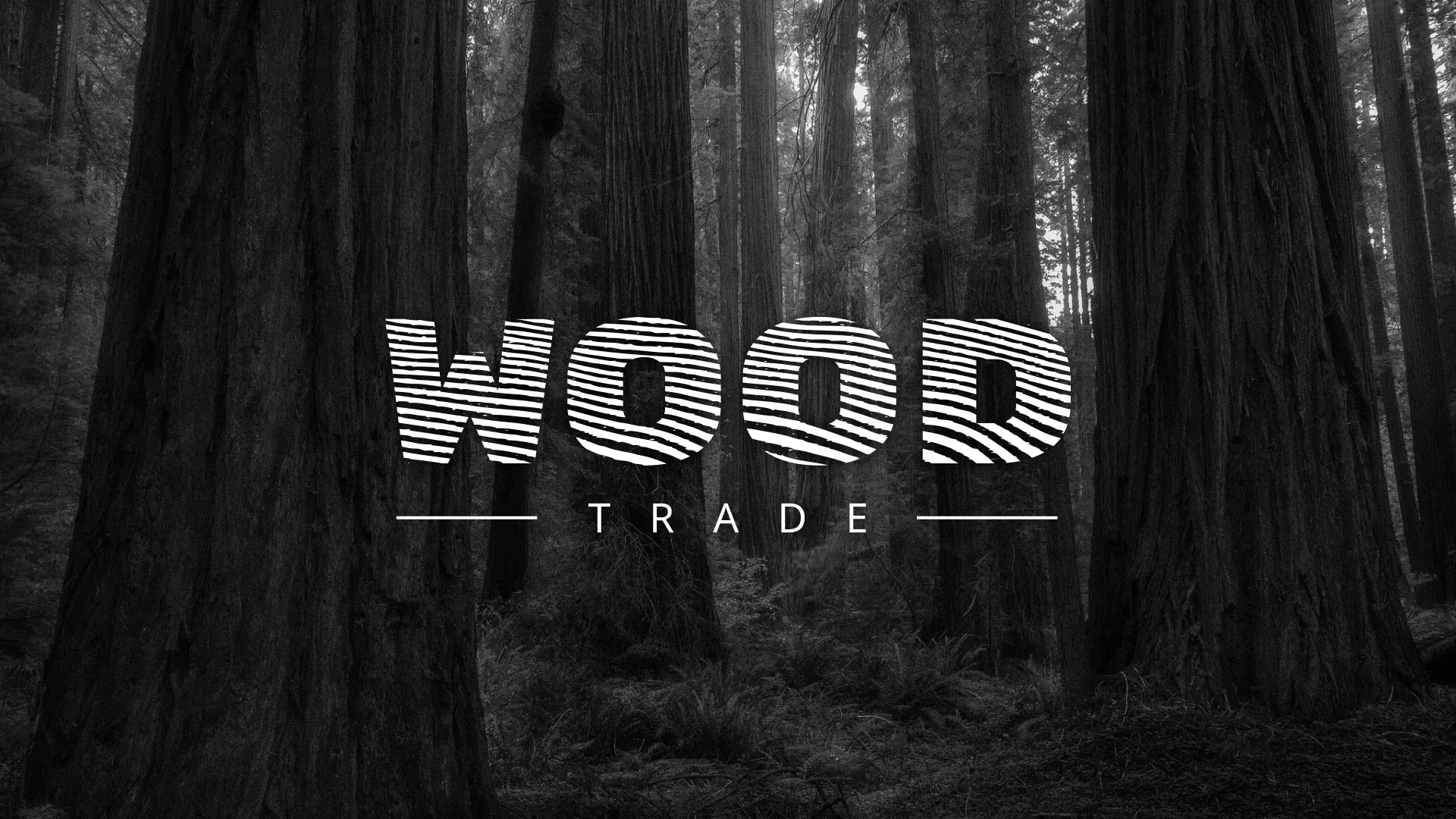 Разработка логотипа для компании «Wood Trade» в Опочке