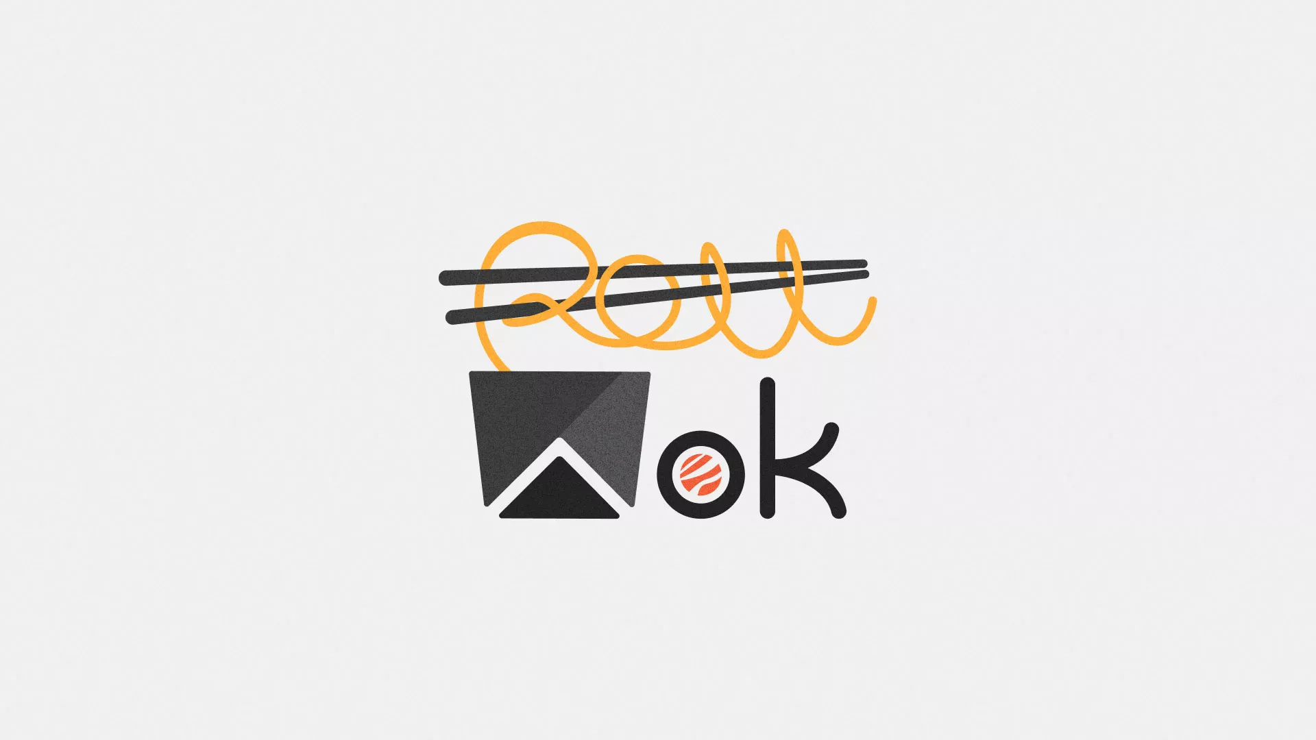 Разработка логотипа в Опочке для суши-бара «Roll Wok Club» Разработка логотипа в Опочке для суши-бара «Roll Wok Club»