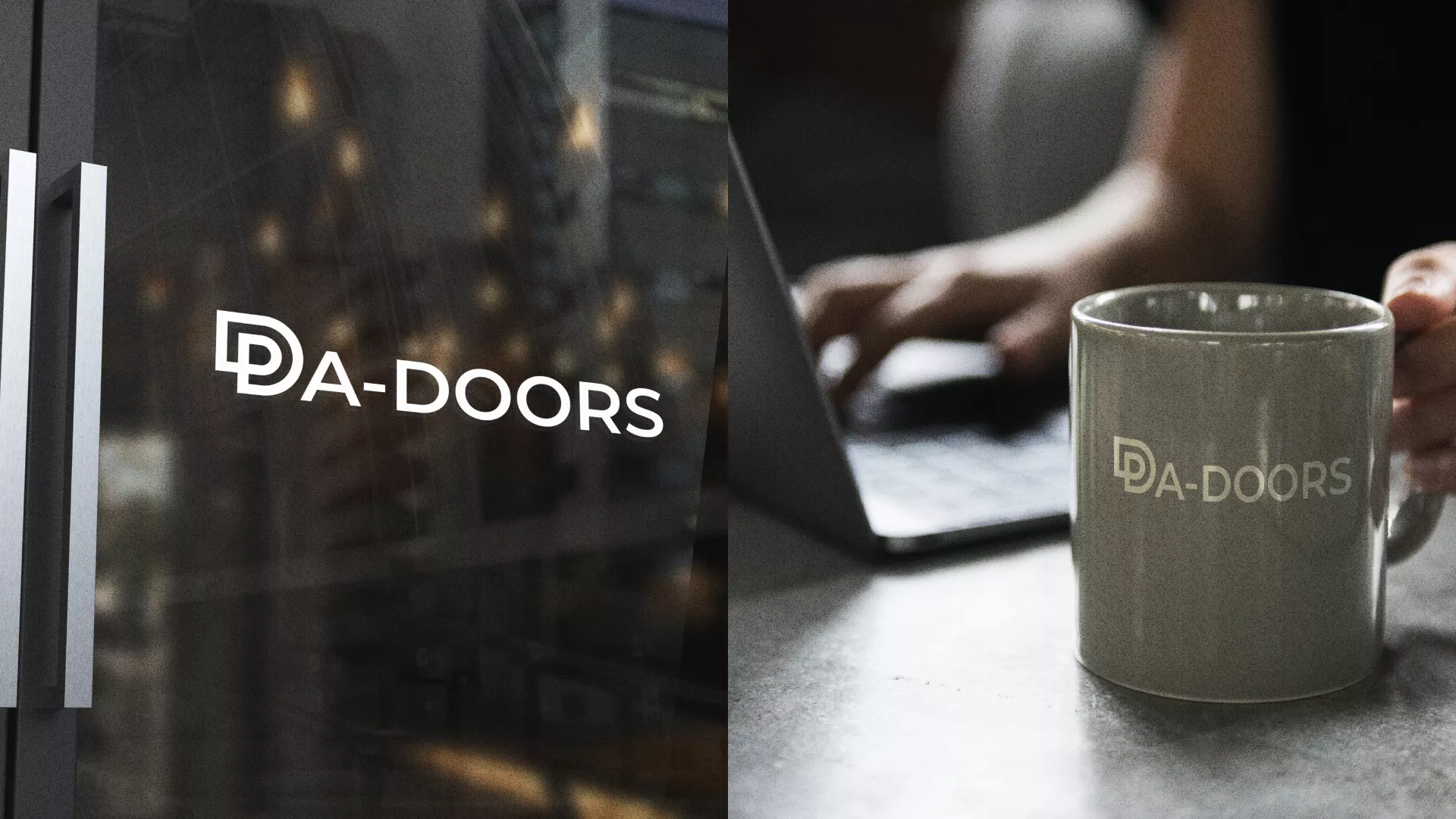 Создание логотипа компании «DA-DOORS» в Опочке